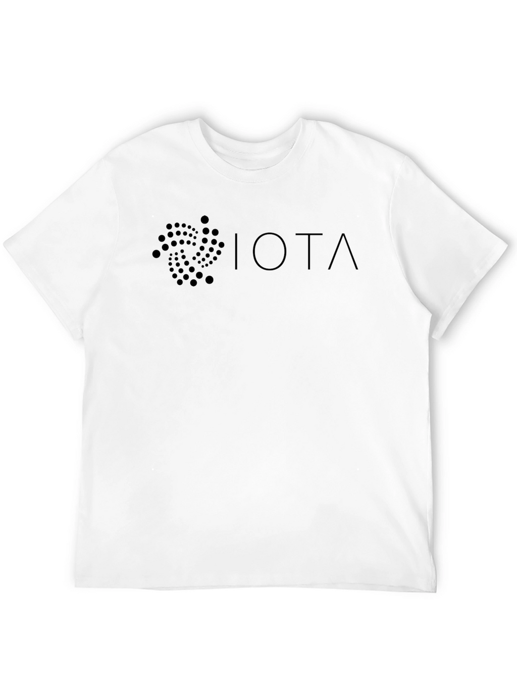IOTA Cryptocurrency Black Graphic T-Shirt