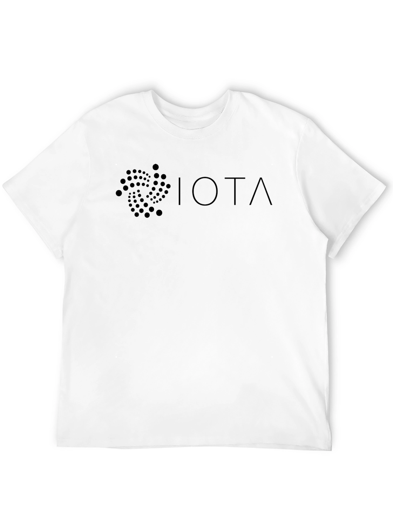 IOTA Cryptocurrency Black Graphic T-Shirt