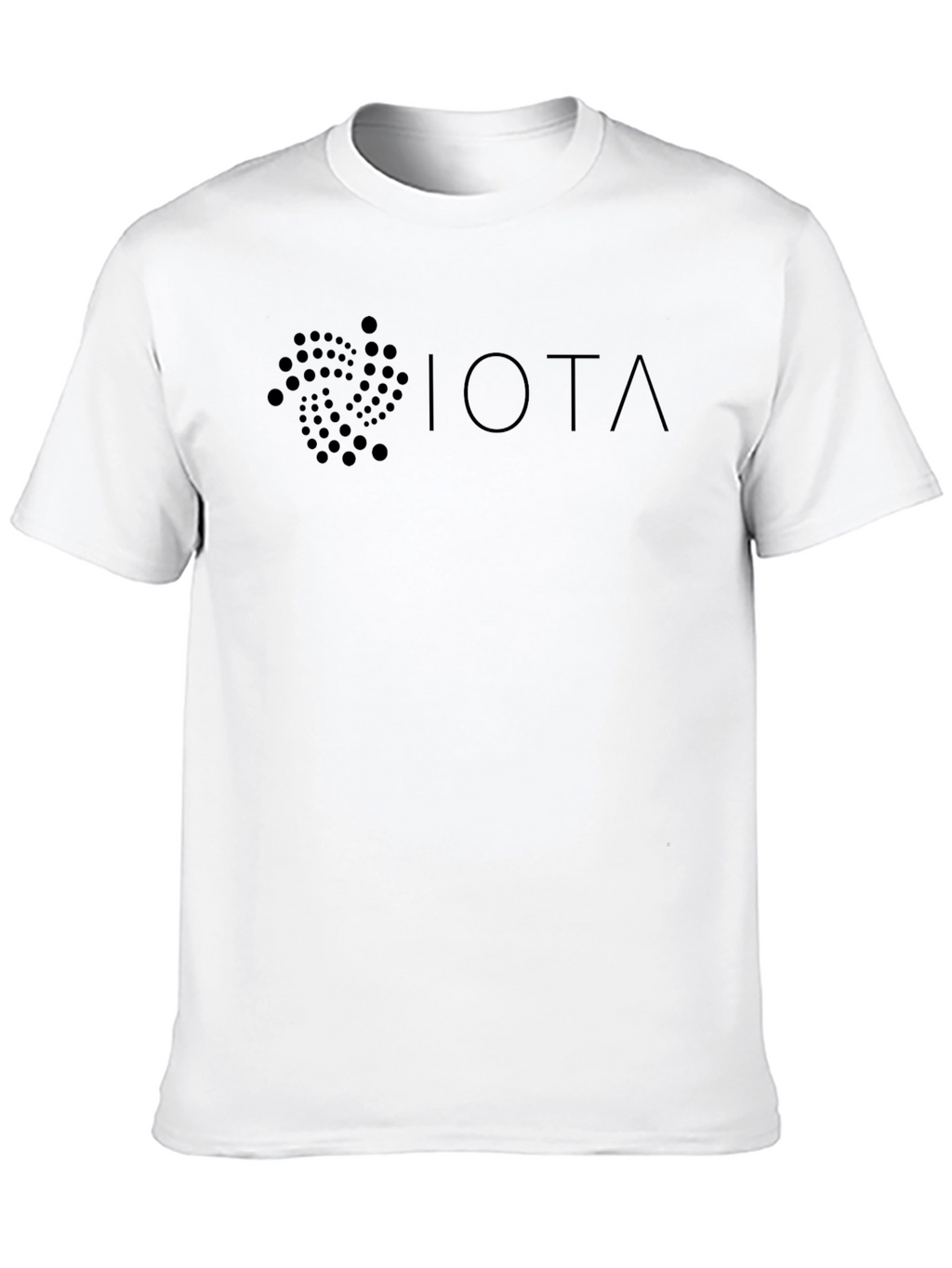 IOTA Cryptocurrency Black Graphic T-Shirt