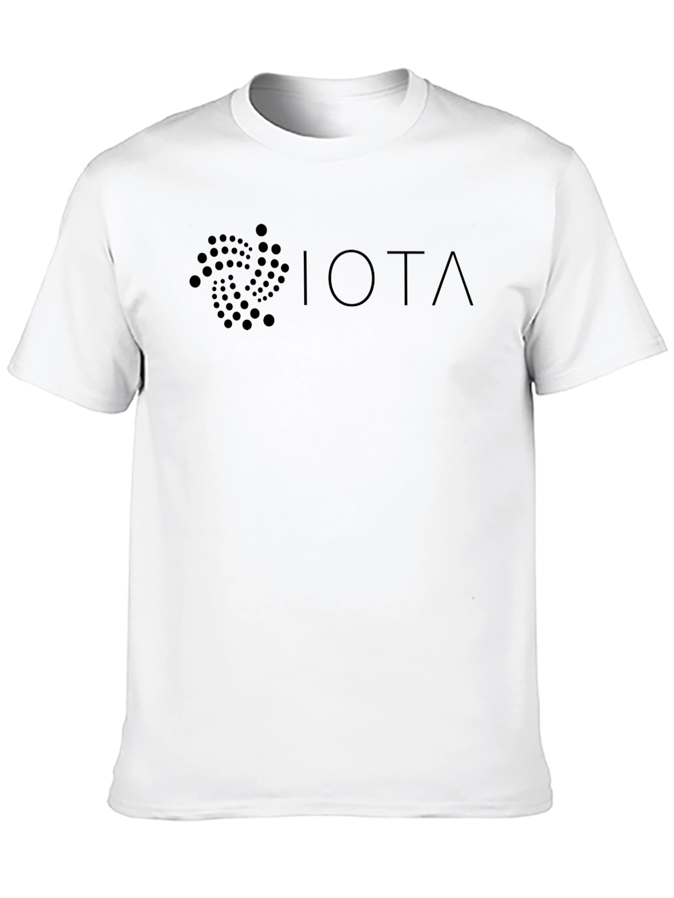 IOTA Cryptocurrency Black Graphic T-Shirt