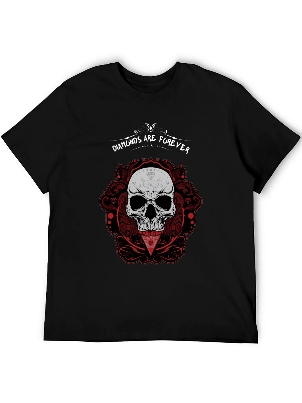 Diamonds Are Forever Skull Graphic Tee