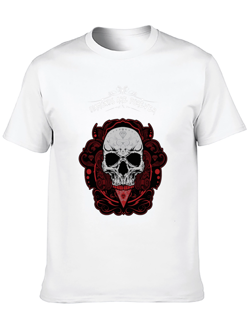 Diamonds Are Forever Skull Graphic Tee