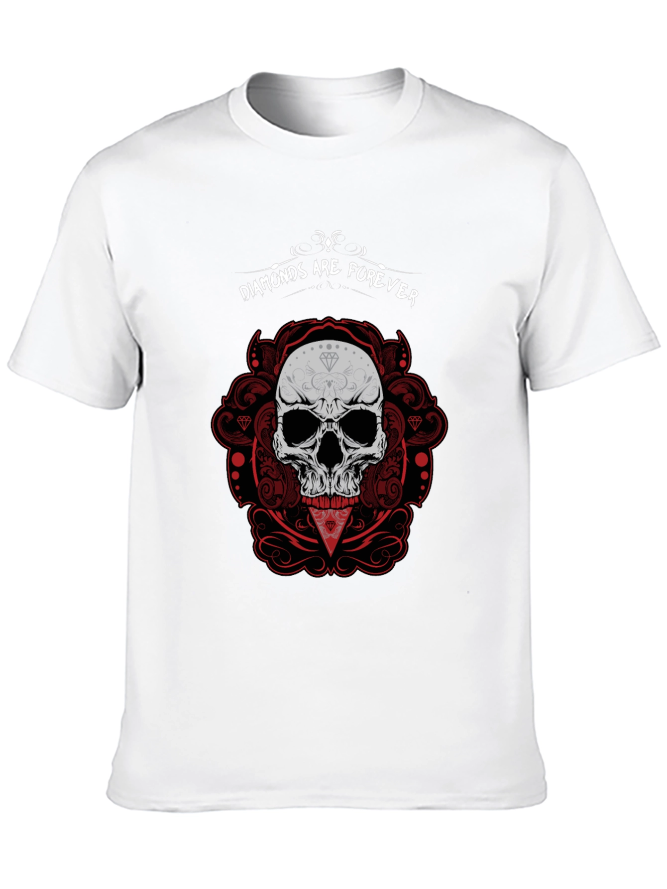 Diamonds Are Forever Skull Graphic Tee