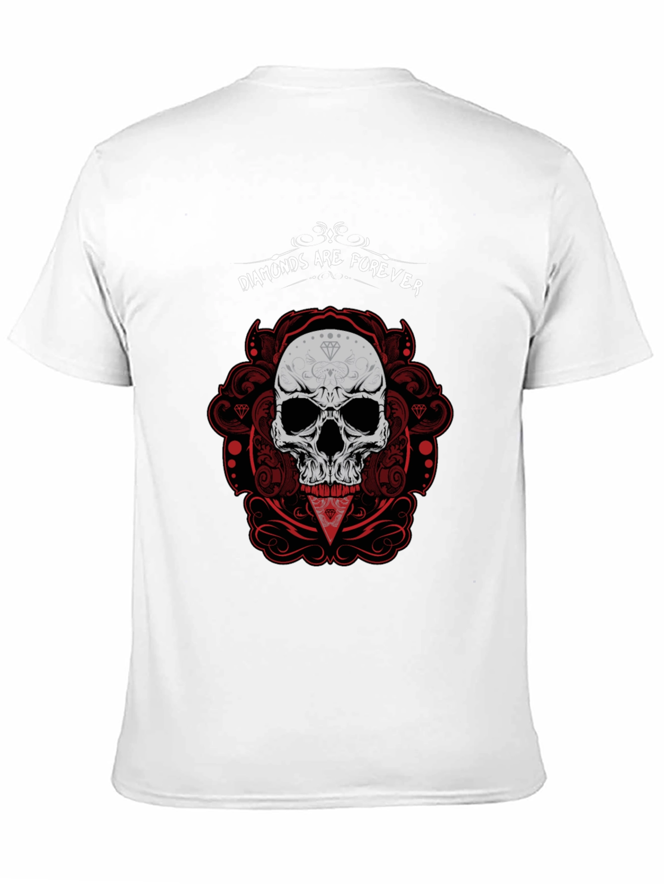 Diamonds Are Forever Skull Graphic Tee