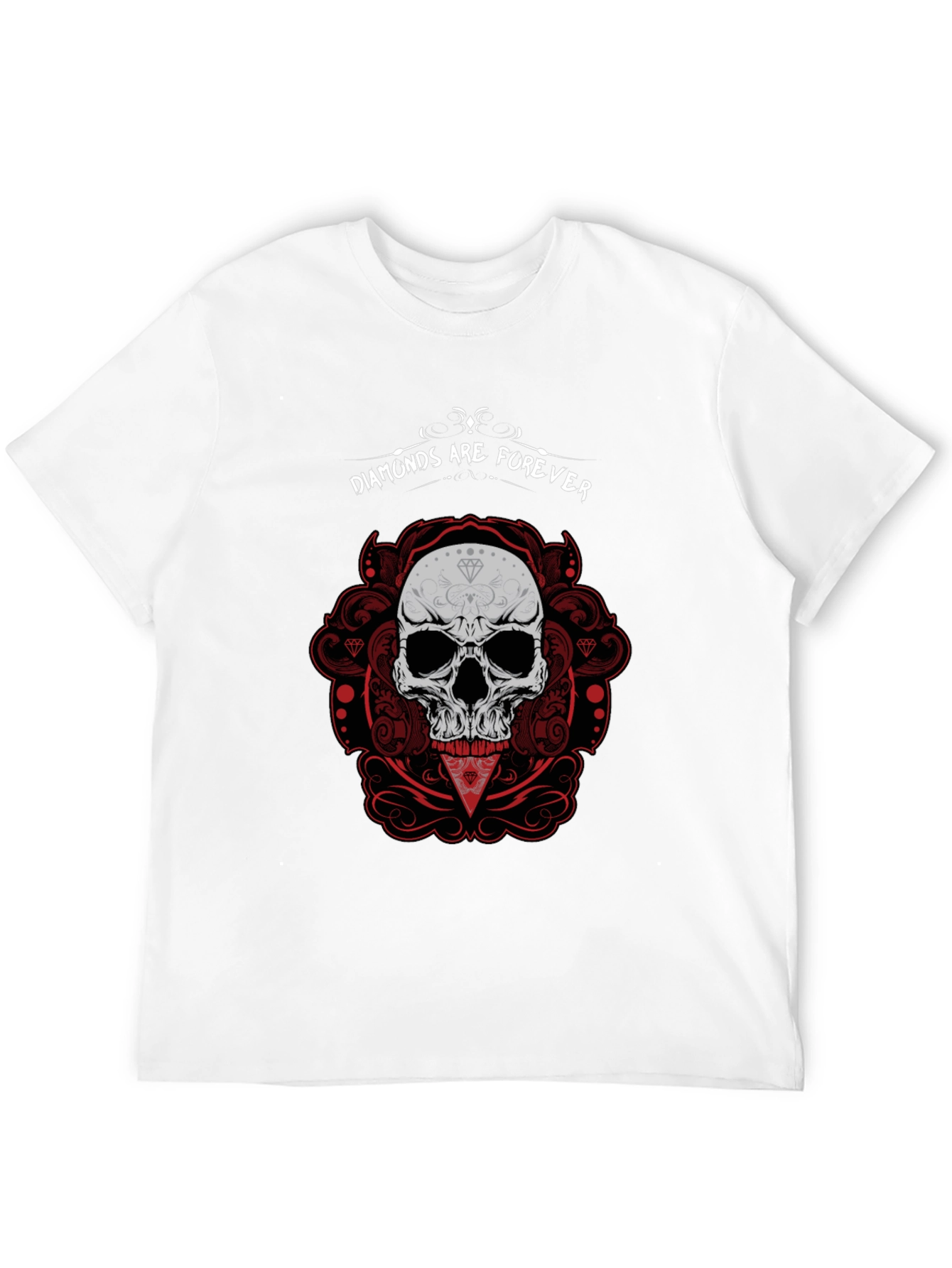 Diamonds Are Forever Skull Graphic Tee