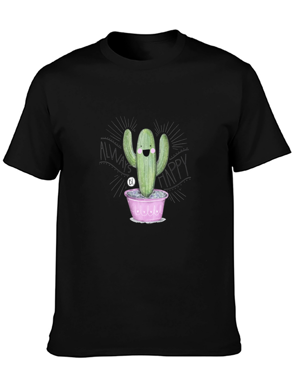 Happy Cactus T-Shirt - Fun Graphic Tee
