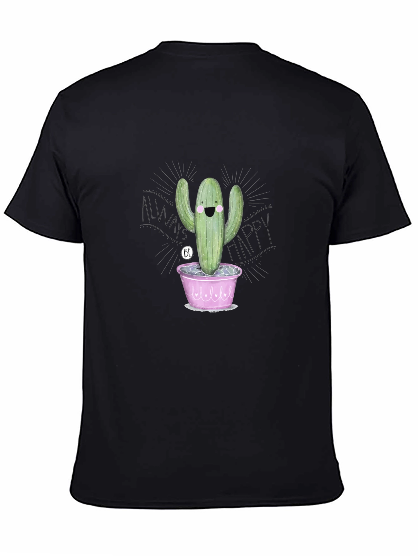 Happy Cactus T-Shirt - Fun Graphic Tee
