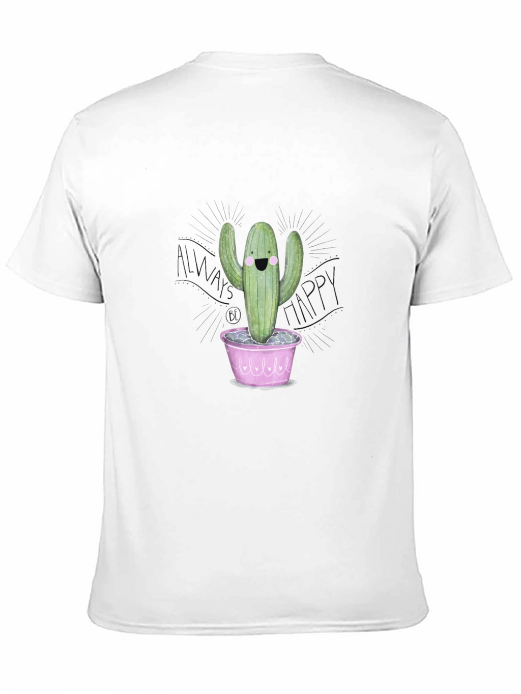 Happy Cactus T-Shirt - Fun Graphic Tee