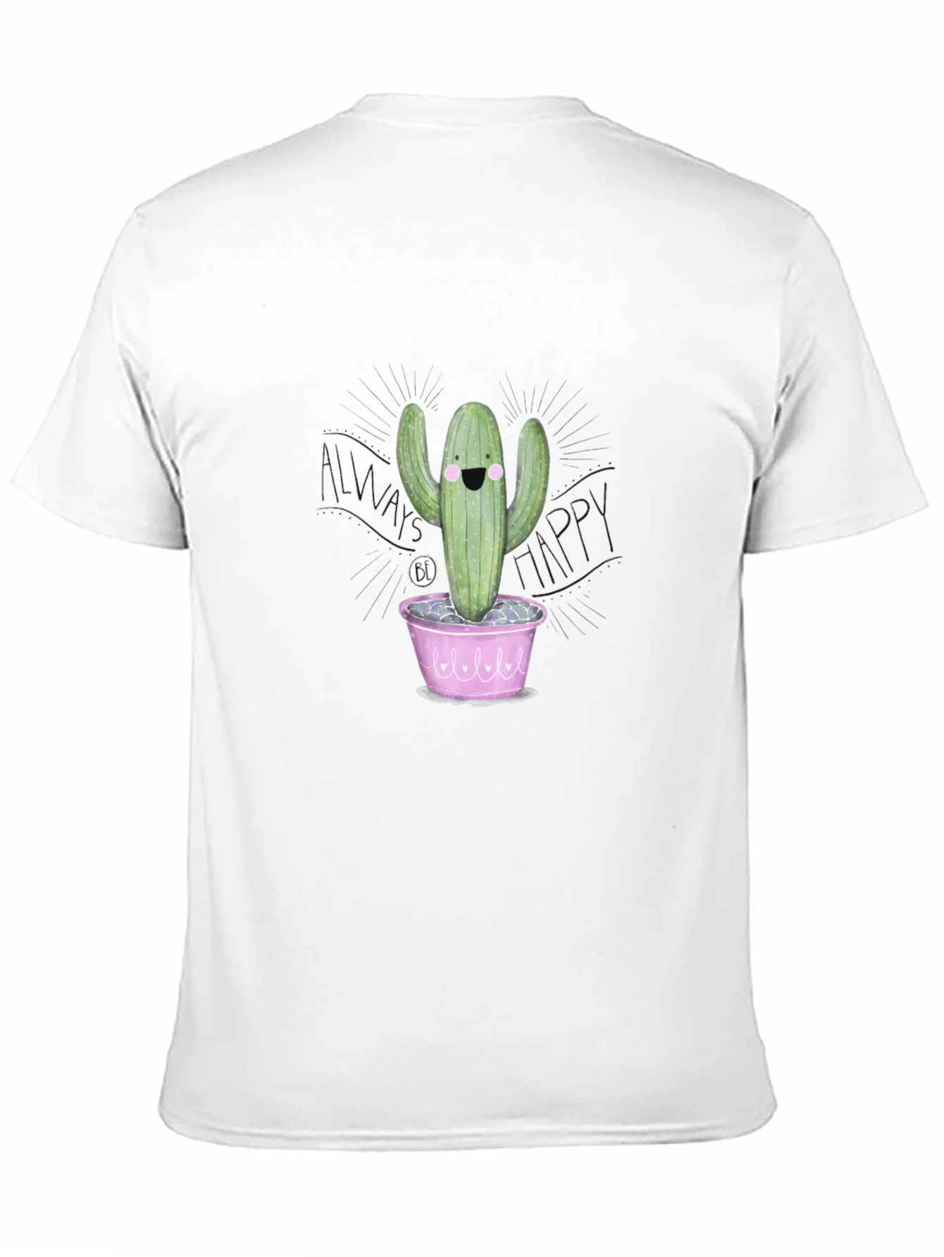 Happy Cactus T-Shirt - Fun Graphic Tee