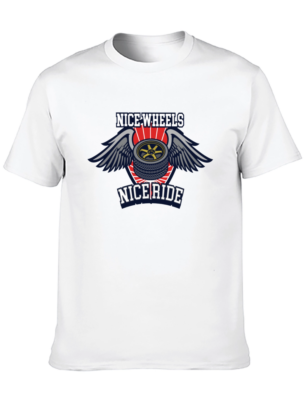 Nice Wheels Nice Ride Black T-Shirt