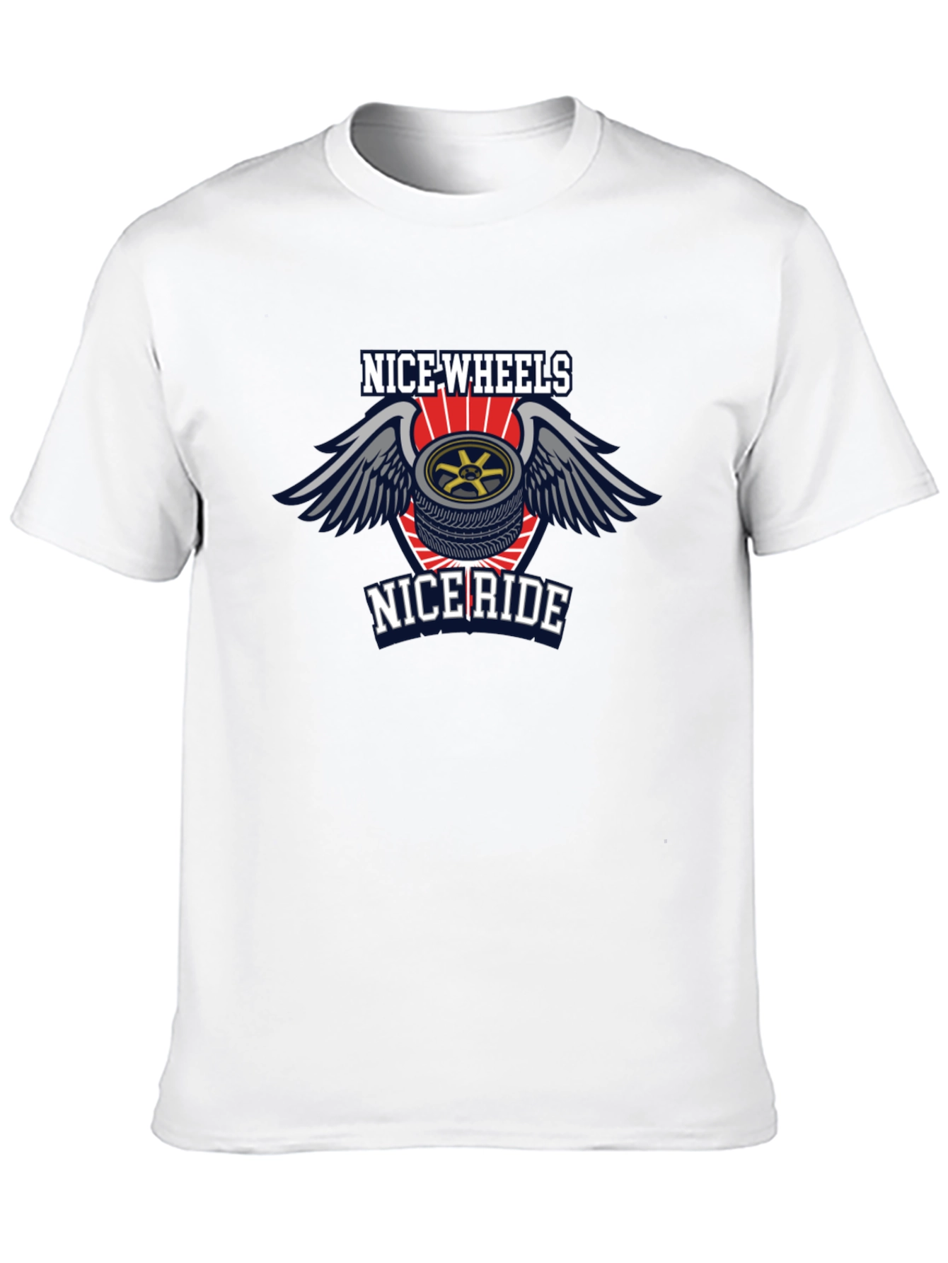 Nice Wheels Nice Ride Black T-Shirt