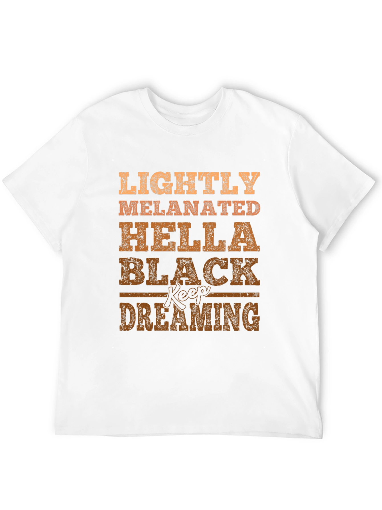 Lightly Melanated Graphic T-Shirt - Black