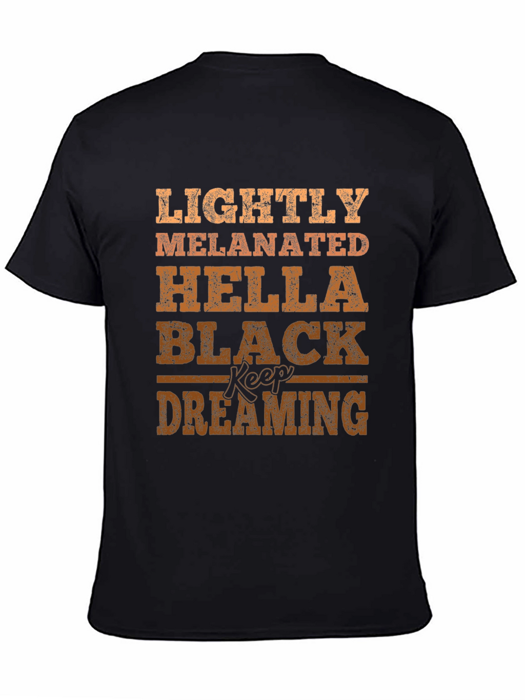 Lightly Melanated Graphic T-Shirt - Black