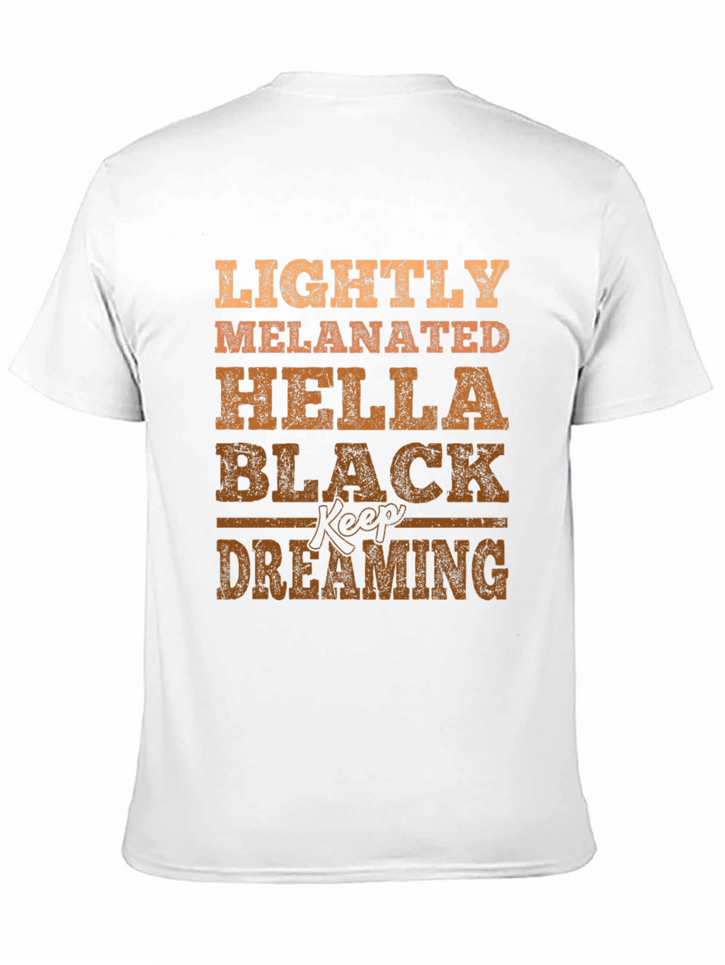 Lightly Melanated Graphic T-Shirt - Black