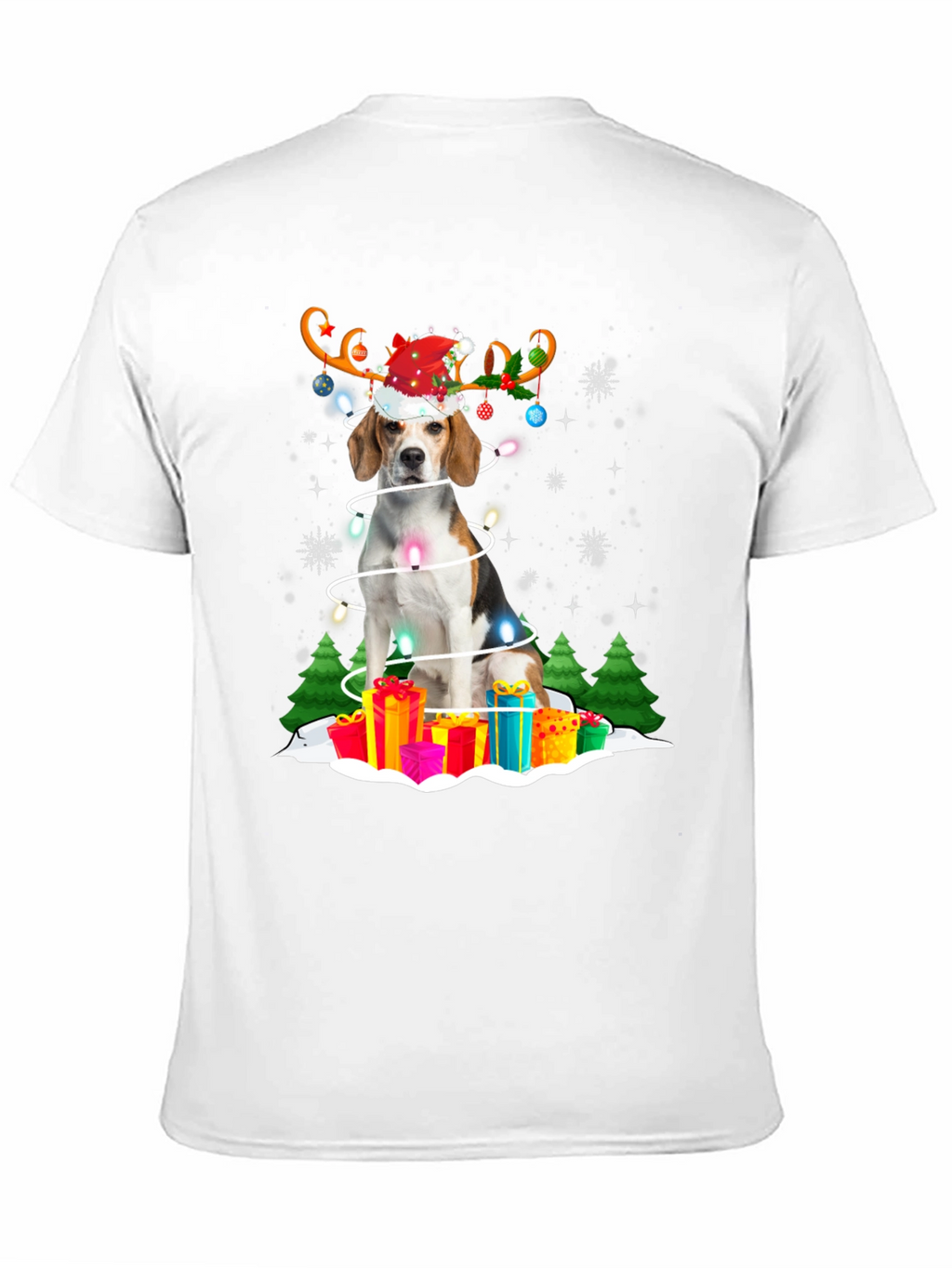 Festive Dog Christmas T-Shirt