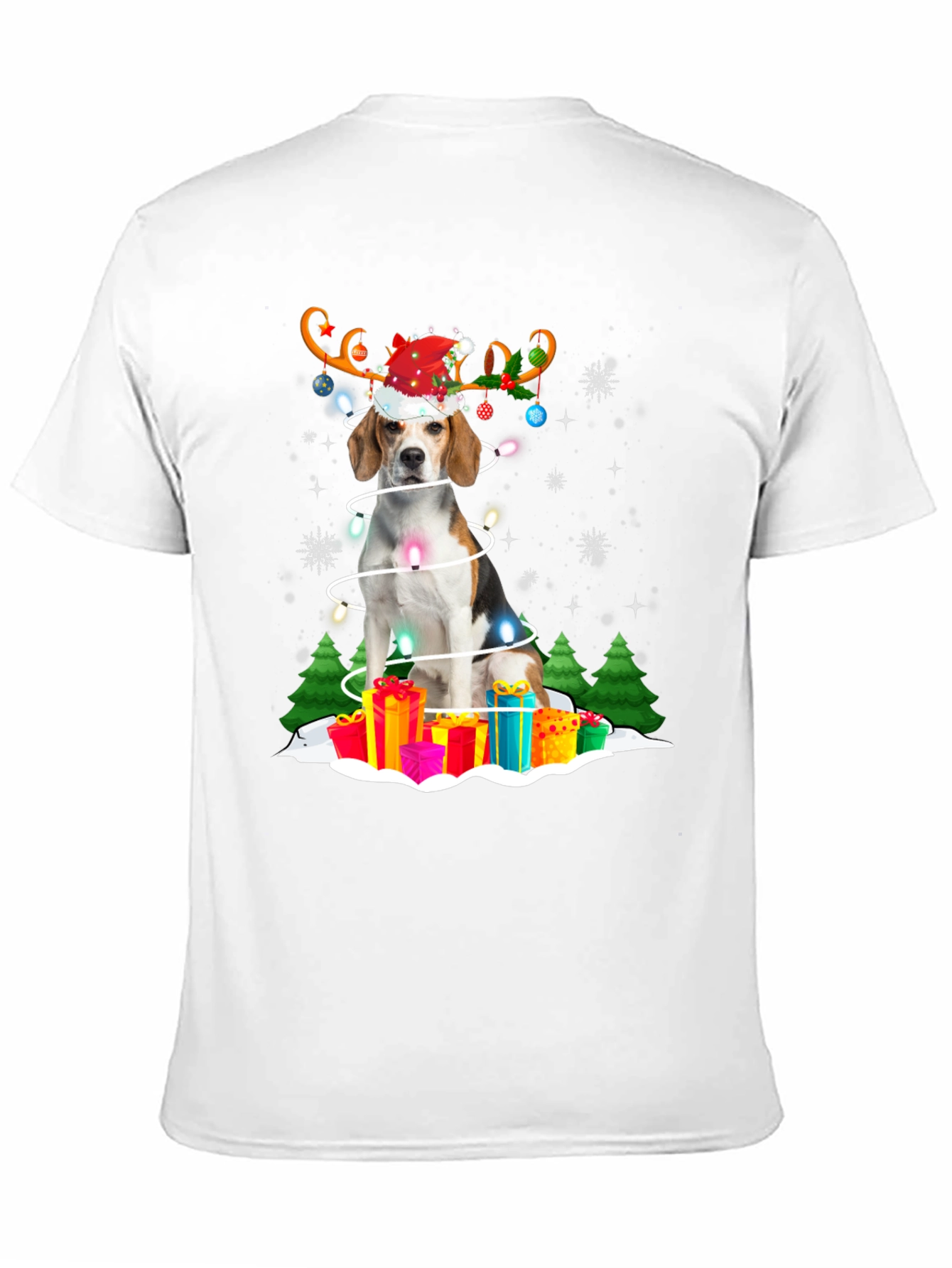 Festive Dog Christmas T-Shirt