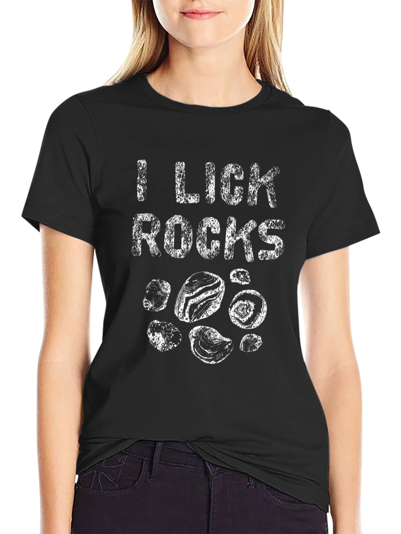 I Lick Rocks Graphic T-Shirt