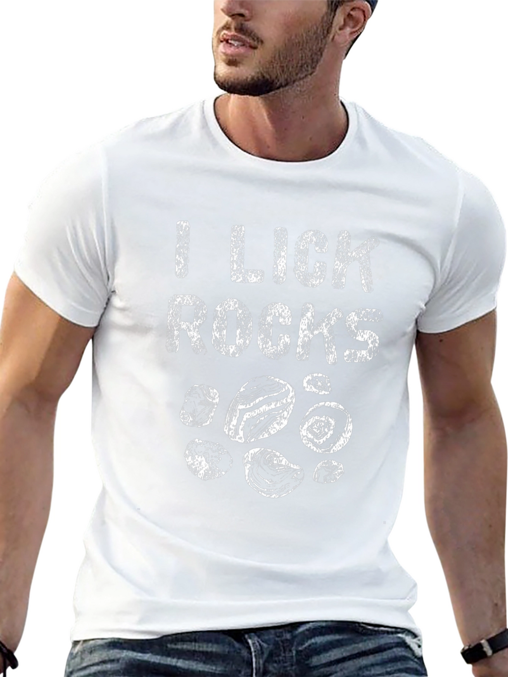 I Lick Rocks Graphic T-Shirt