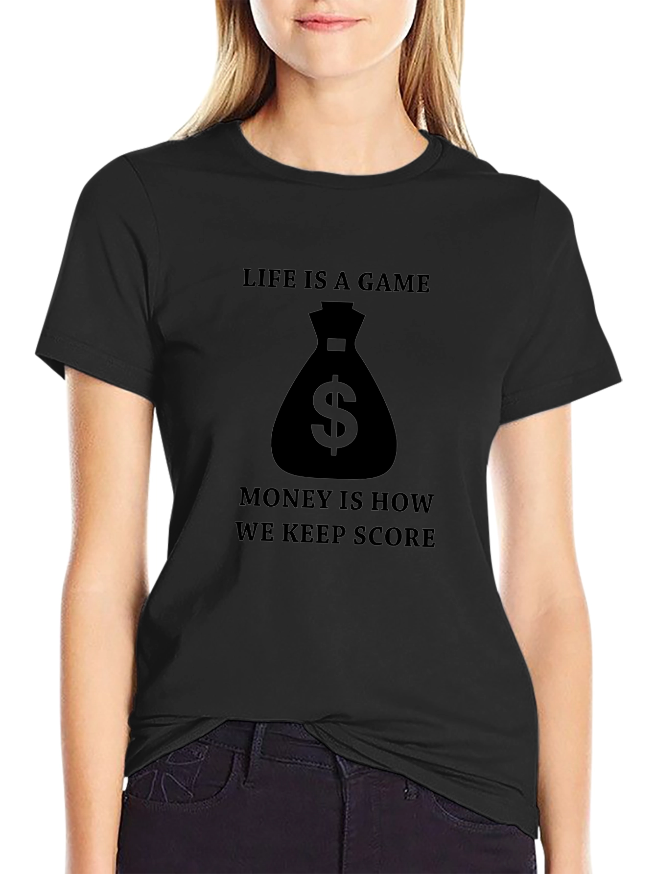 Life is a Game T-Shirt - Money Score Graphic Tee