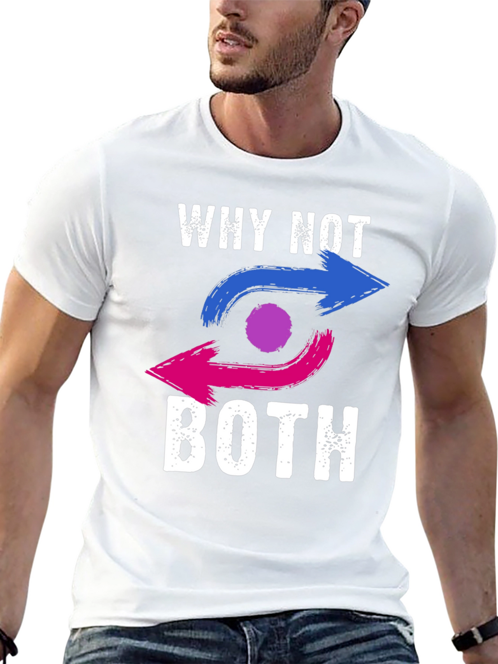 Bisexual Pride T-Shirt: Why Not Both?