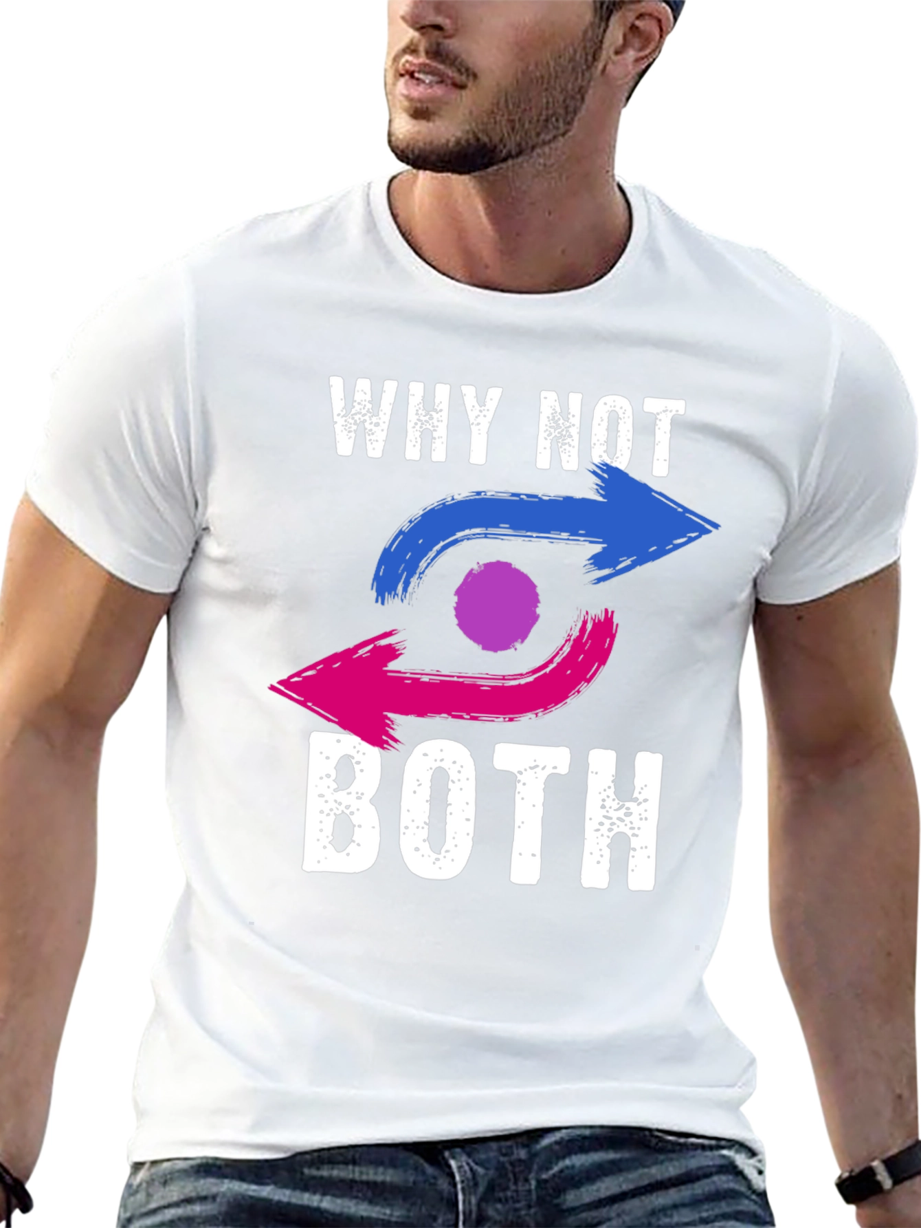 Bisexual Pride T-Shirt: Why Not Both?