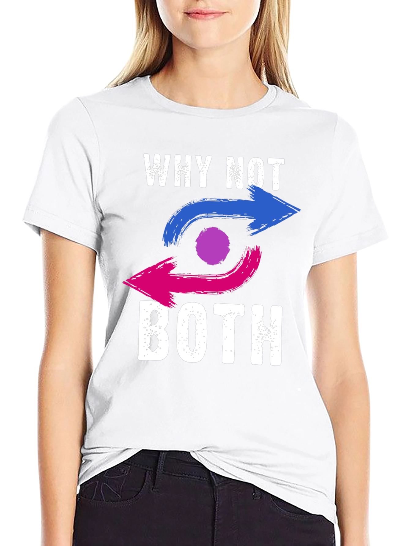 Bisexual Pride T-Shirt: Why Not Both?