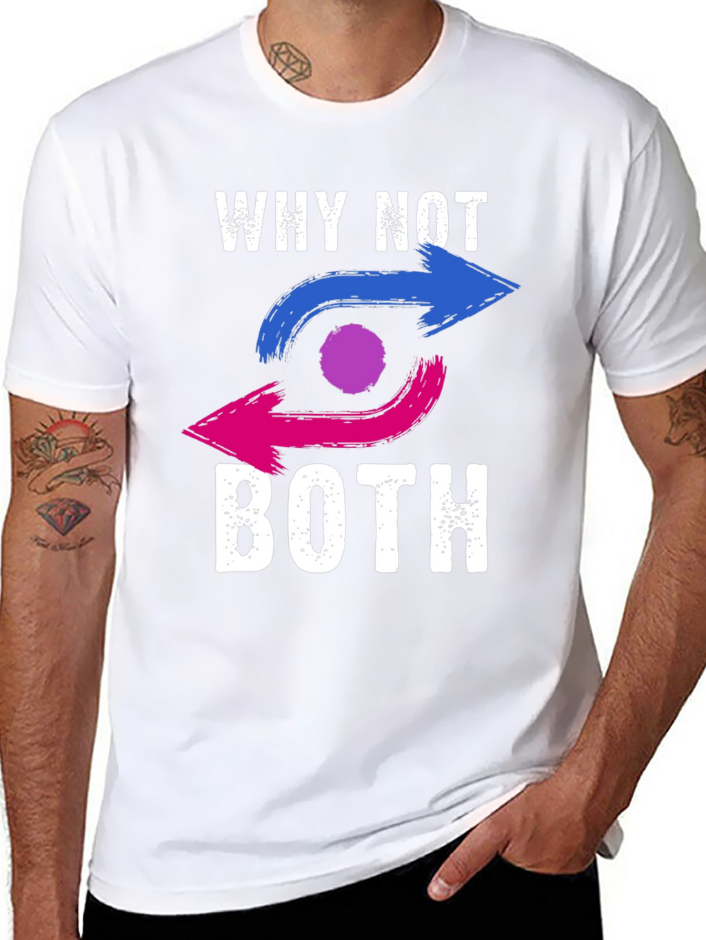 Bisexual Pride T-Shirt: Why Not Both?