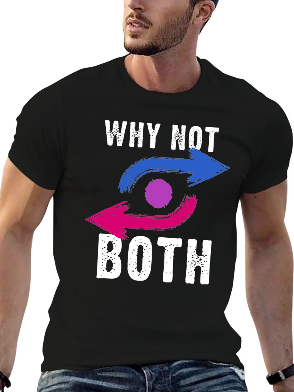 Bisexual Pride T-Shirt: Why Not Both?