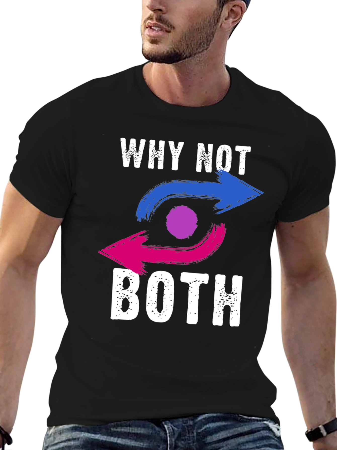 Bisexual Pride T-Shirt: Why Not Both?