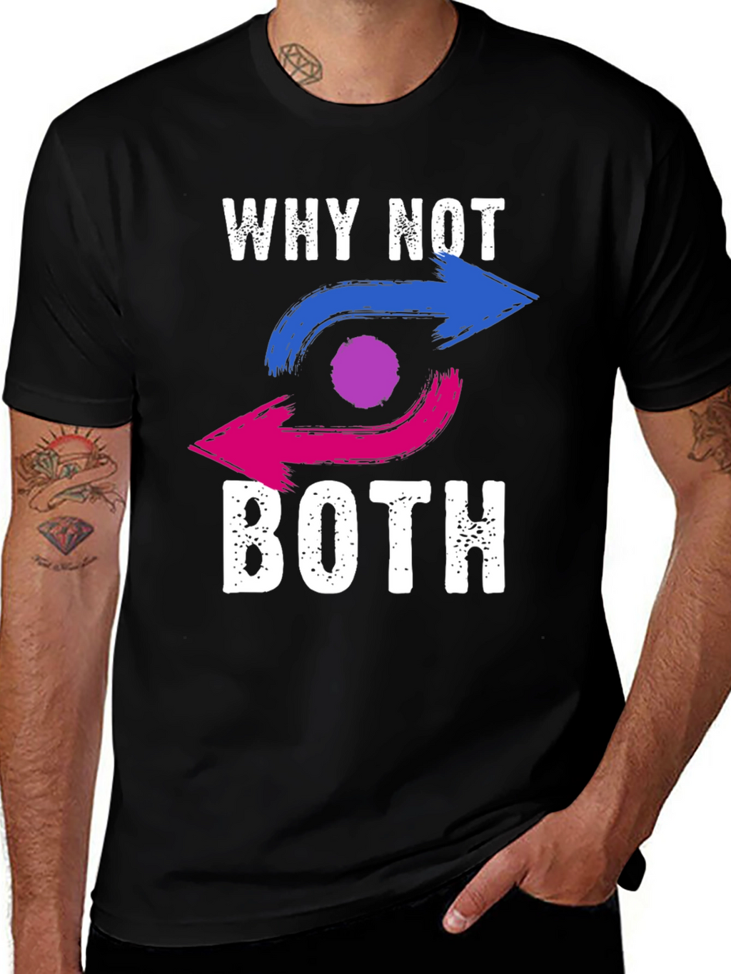 Bisexual Pride T-Shirt: Why Not Both?