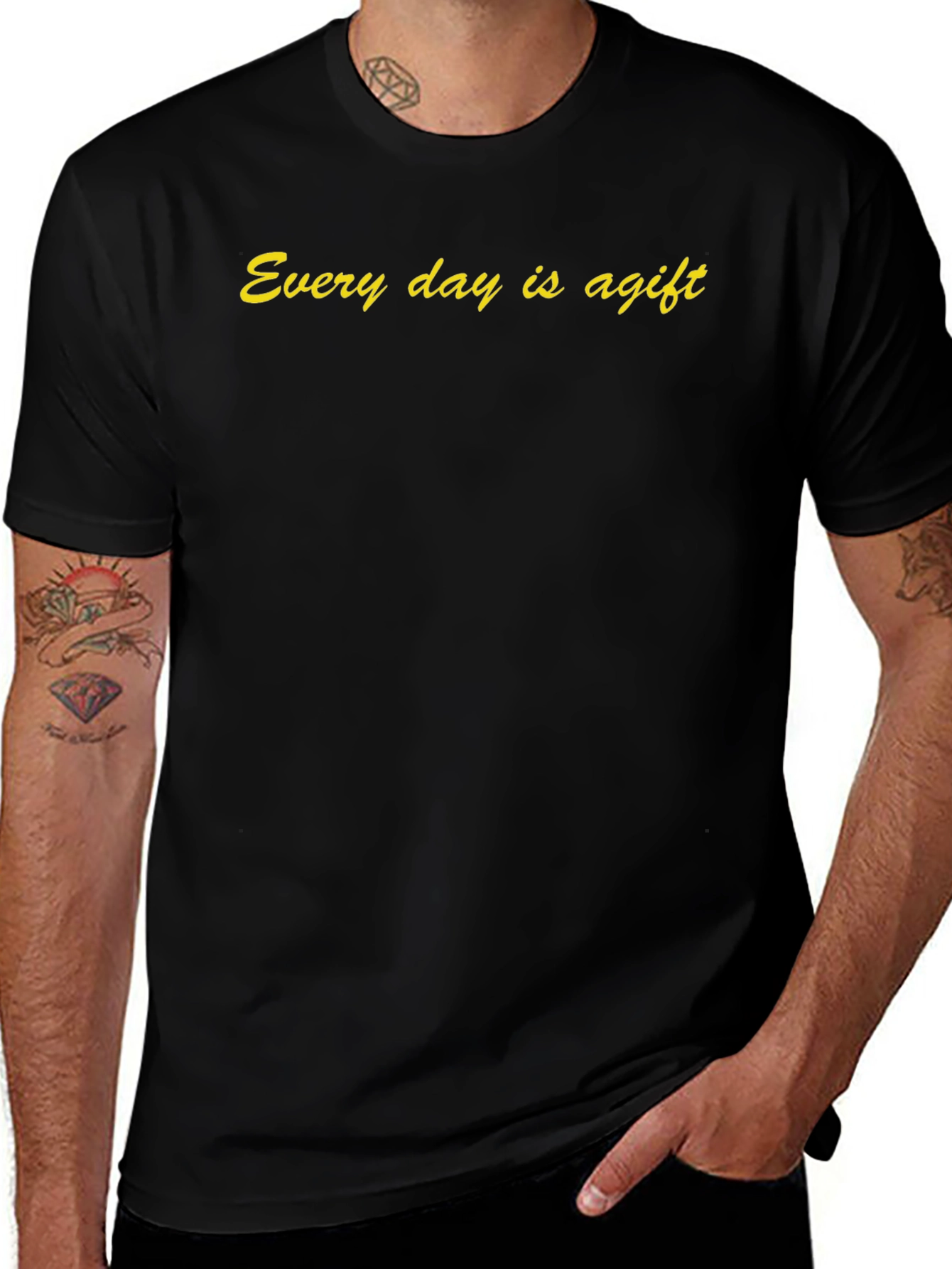 Every Day is a Gift Black T-Shirt