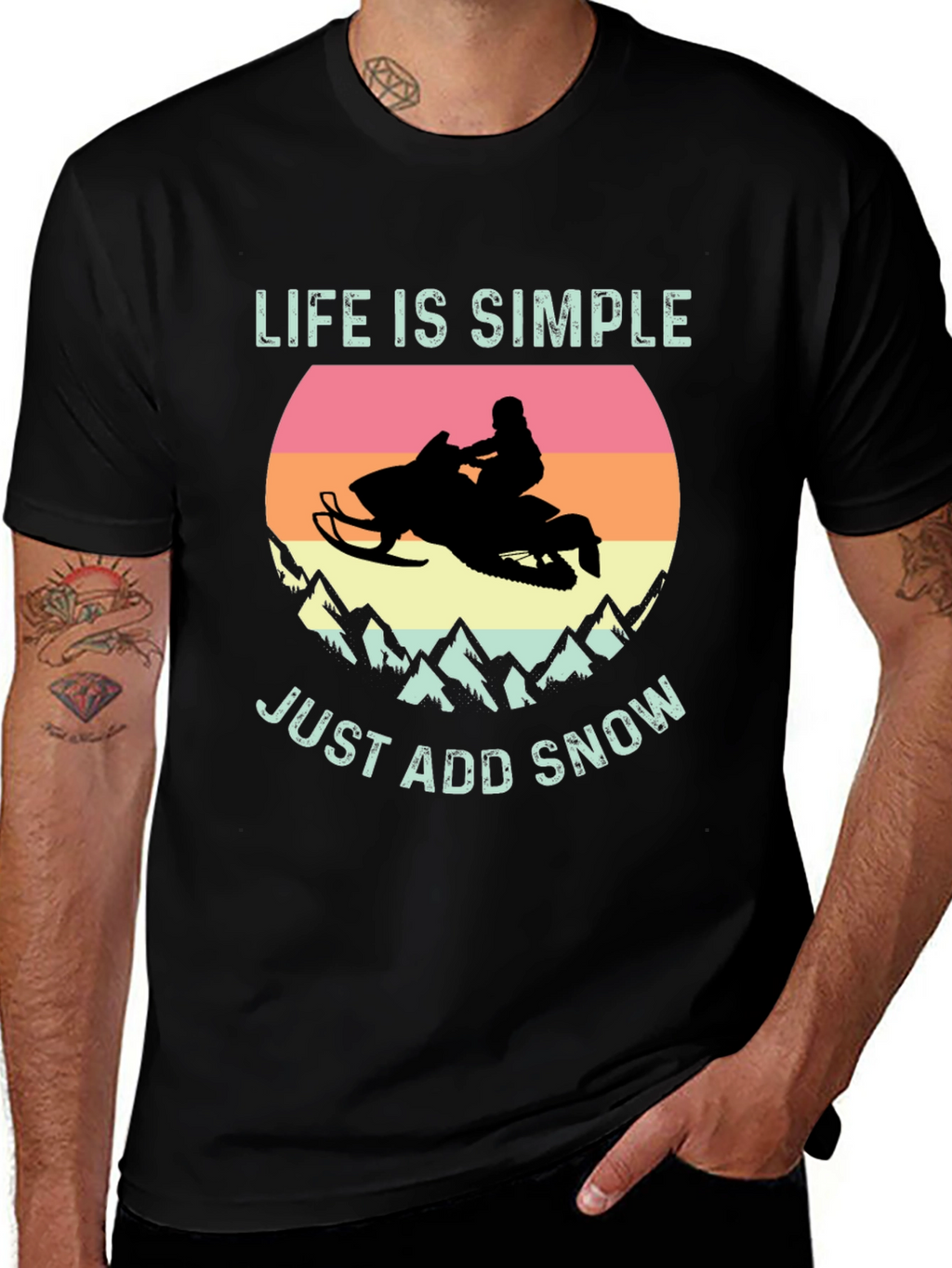 Life is Simple Just Add Snow T-Shirt