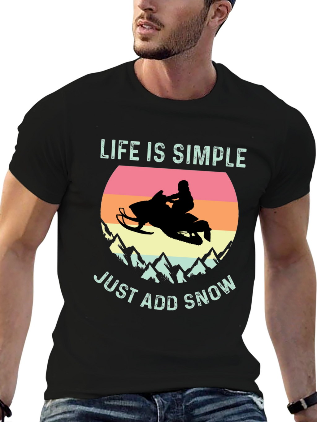 Life is Simple Just Add Snow T-Shirt