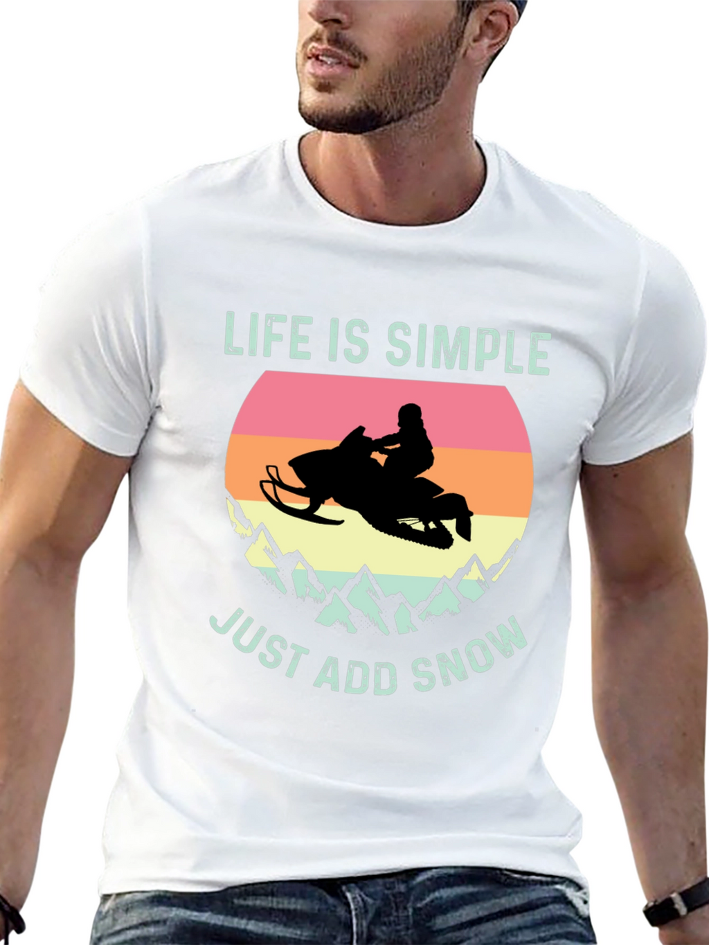 Life is Simple Just Add Snow T-Shirt