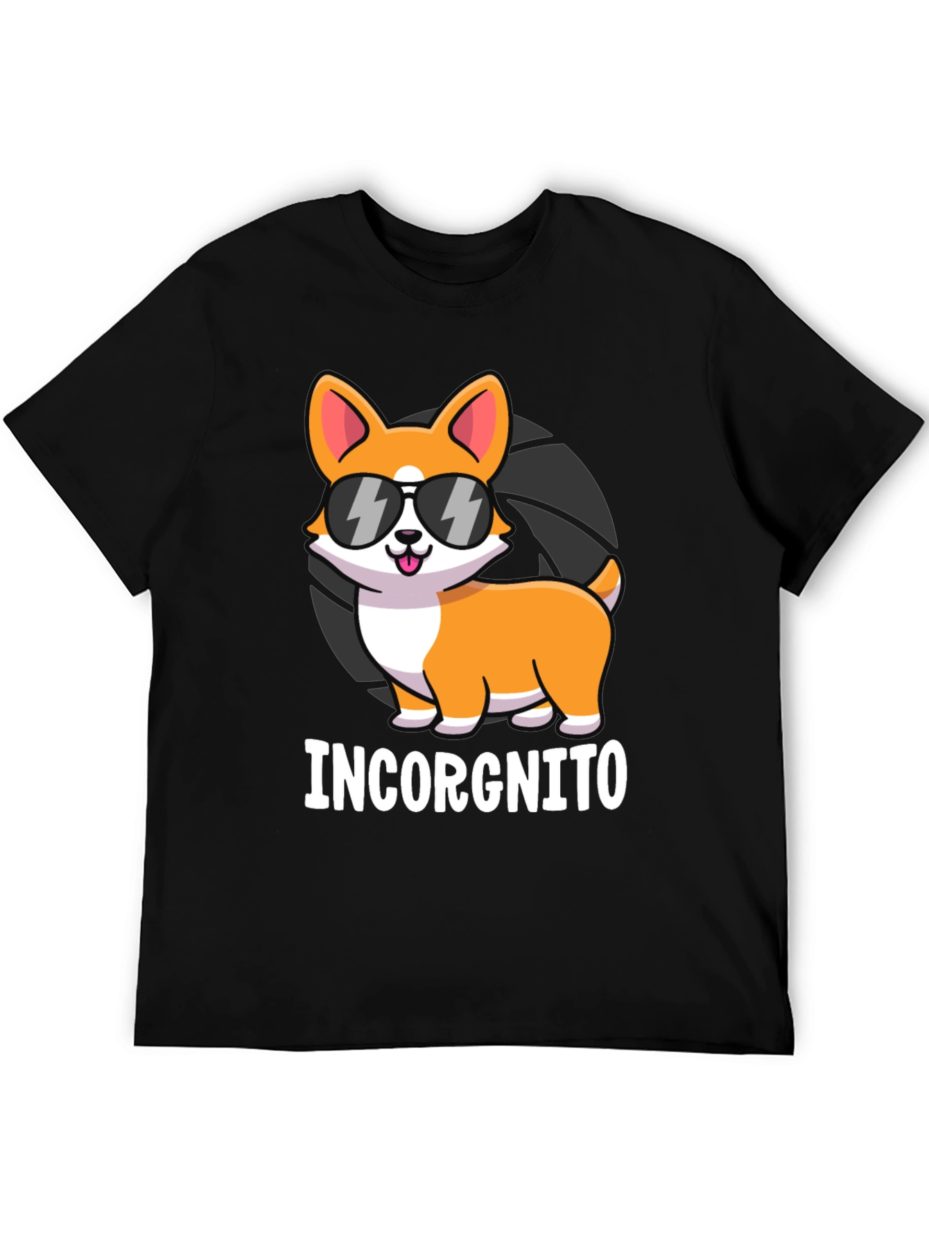Incorgnito Corgi Graphic T-Shirt