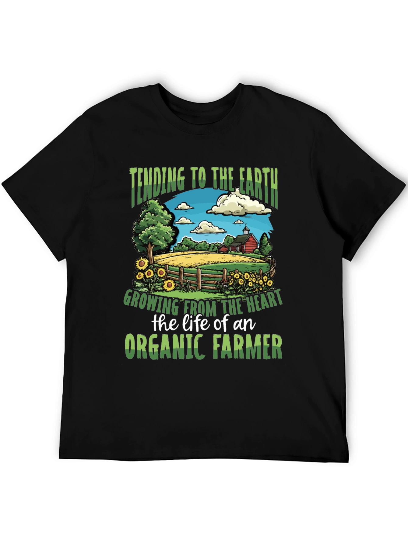 Organic Farmer T-Shirt - Tending to the Earth