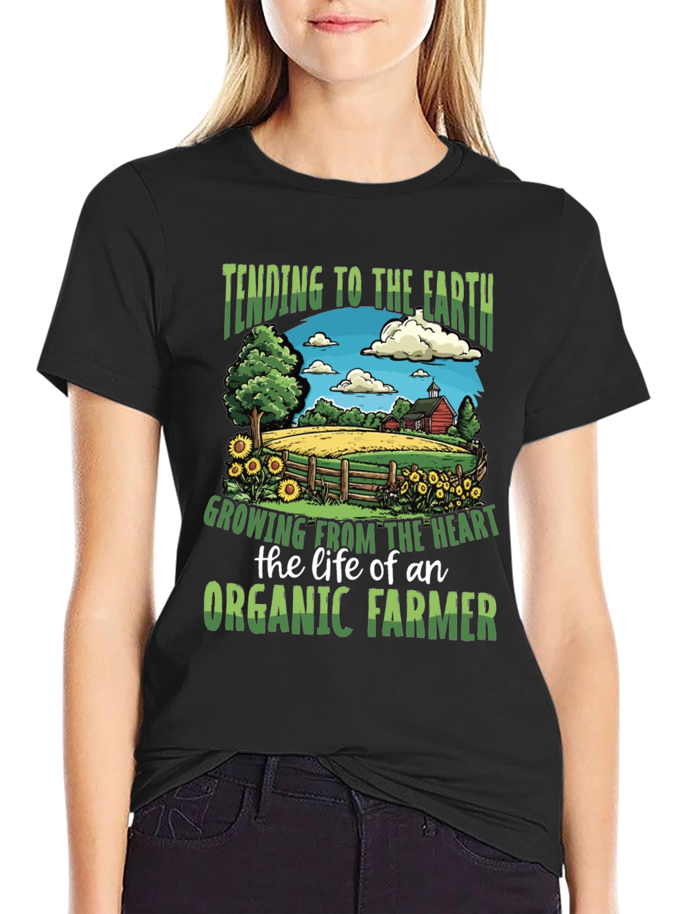 Organic Farmer T-Shirt - Tending to the Earth