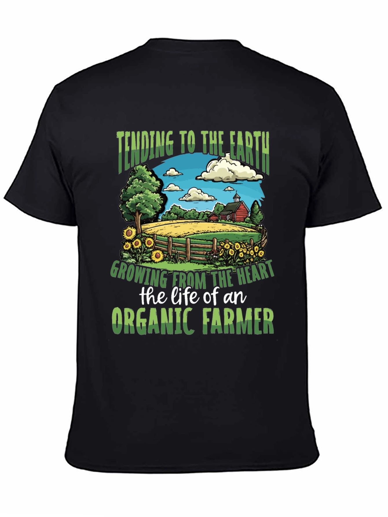Organic Farmer T-Shirt - Tending to the Earth