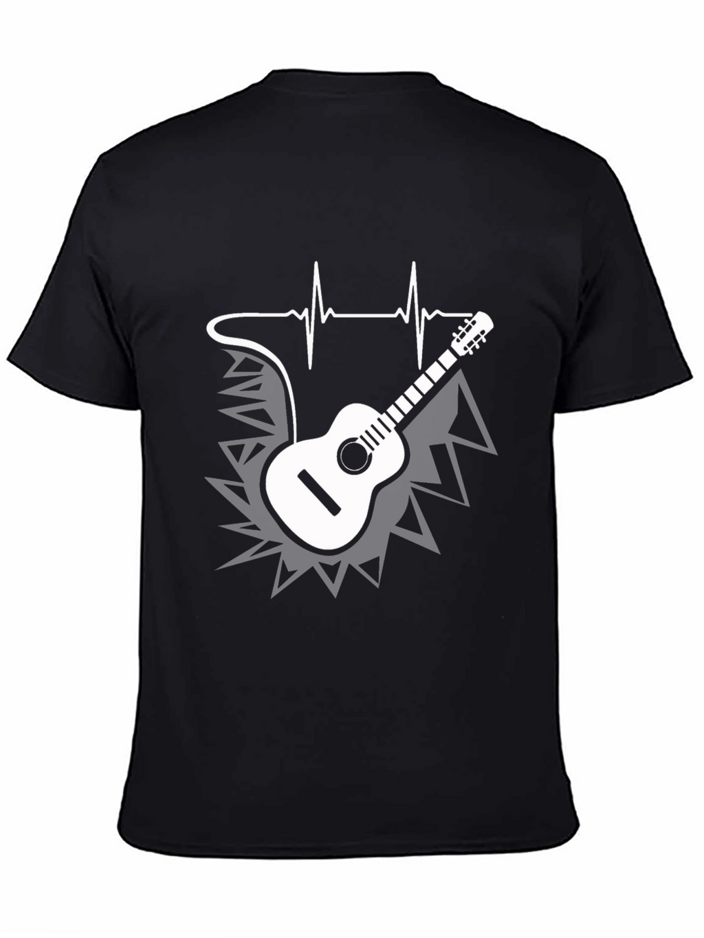 Musical Heartbeat Guitar T-Shirt