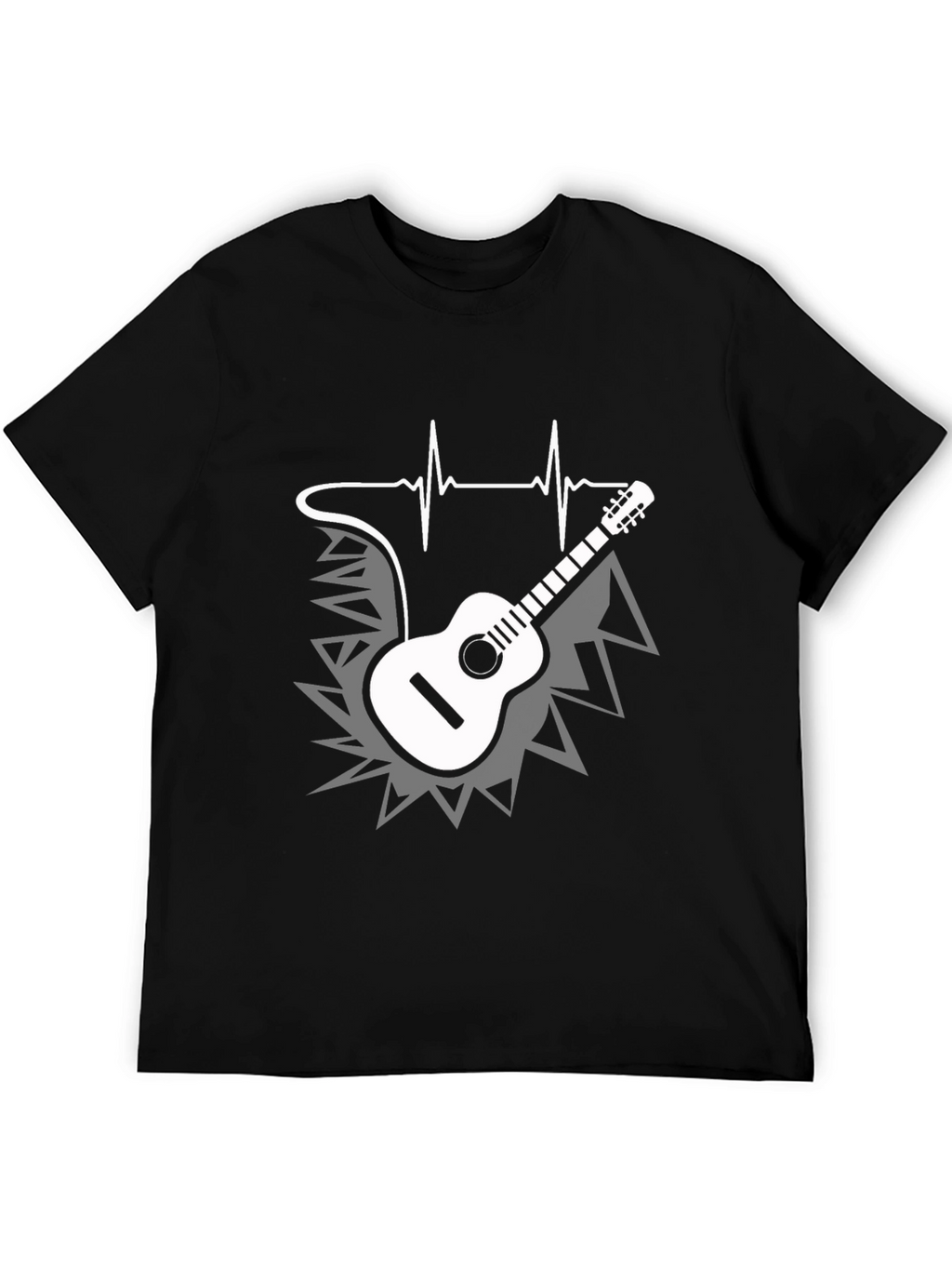 Musical Heartbeat Guitar T-Shirt