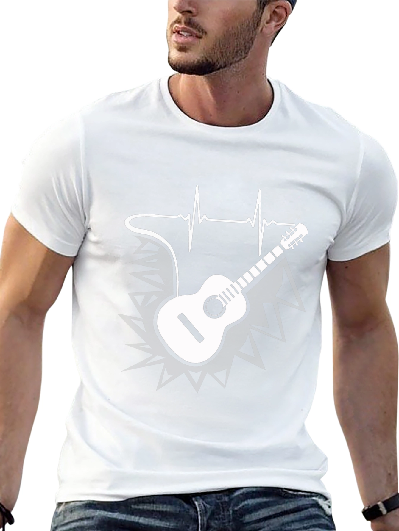 Musical Heartbeat Guitar T-Shirt