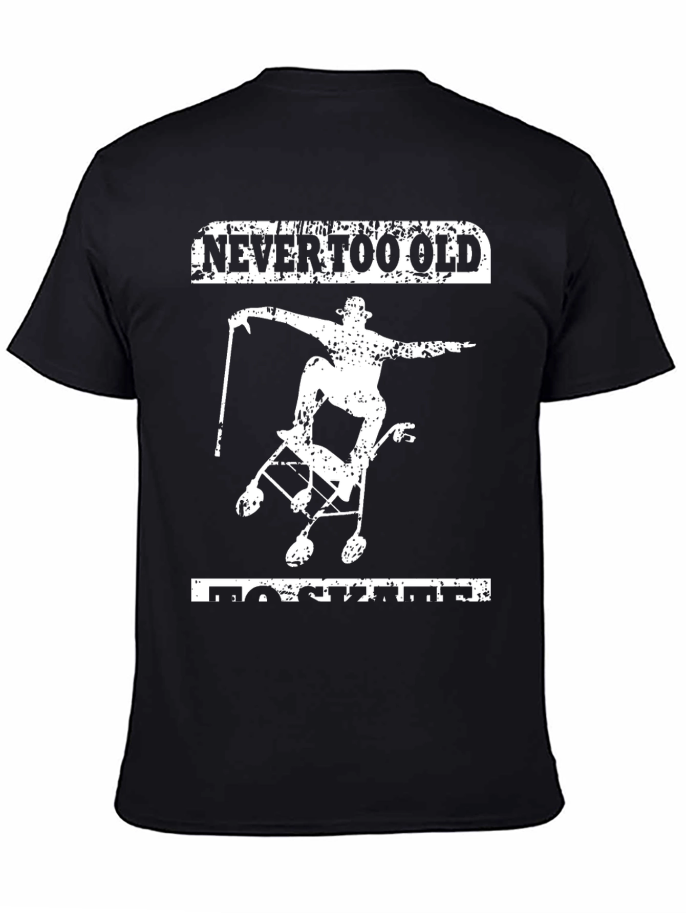 Never Too Old to Skateboard Graphic Tee