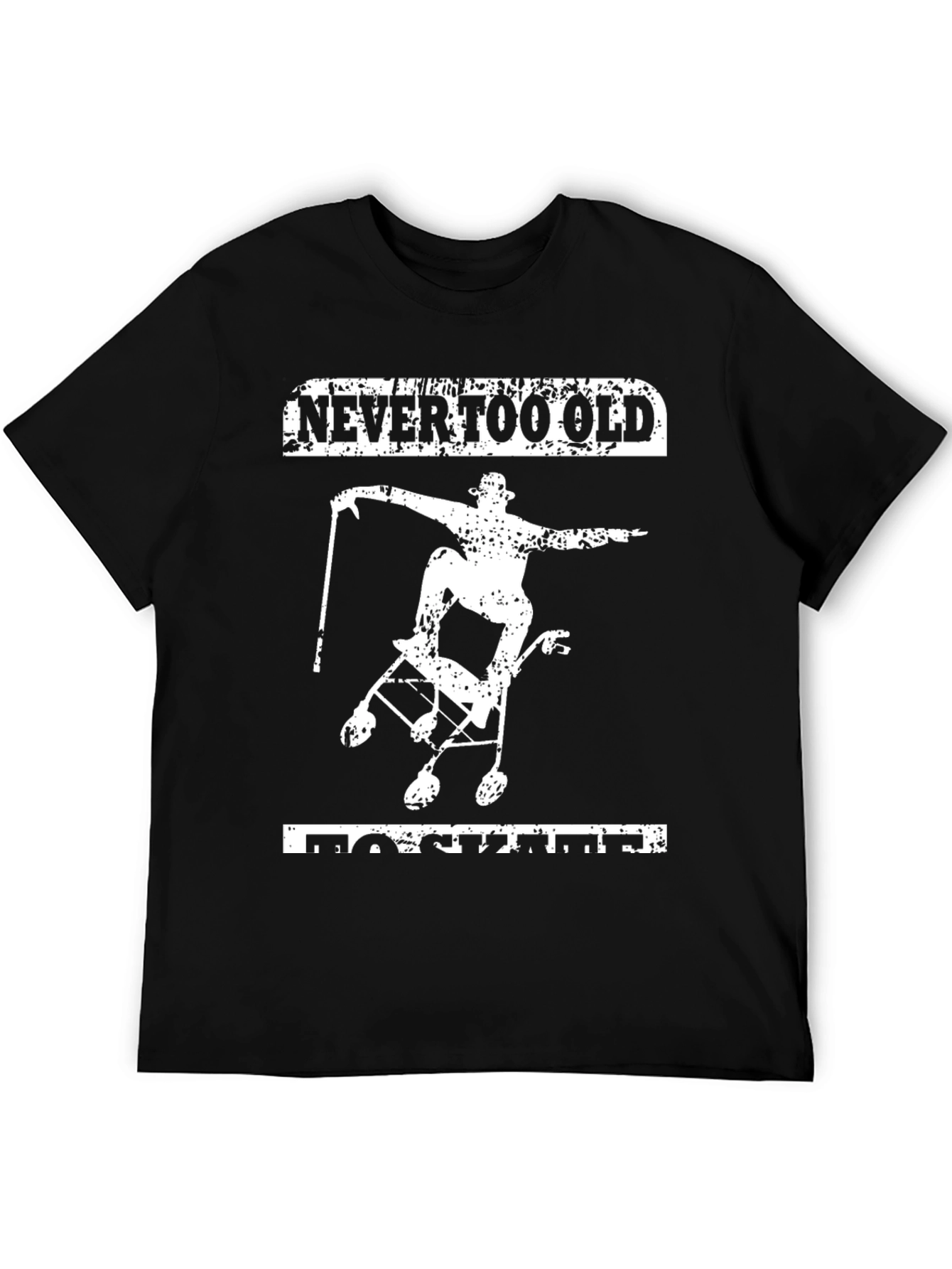 Never Too Old to Skateboard Graphic Tee