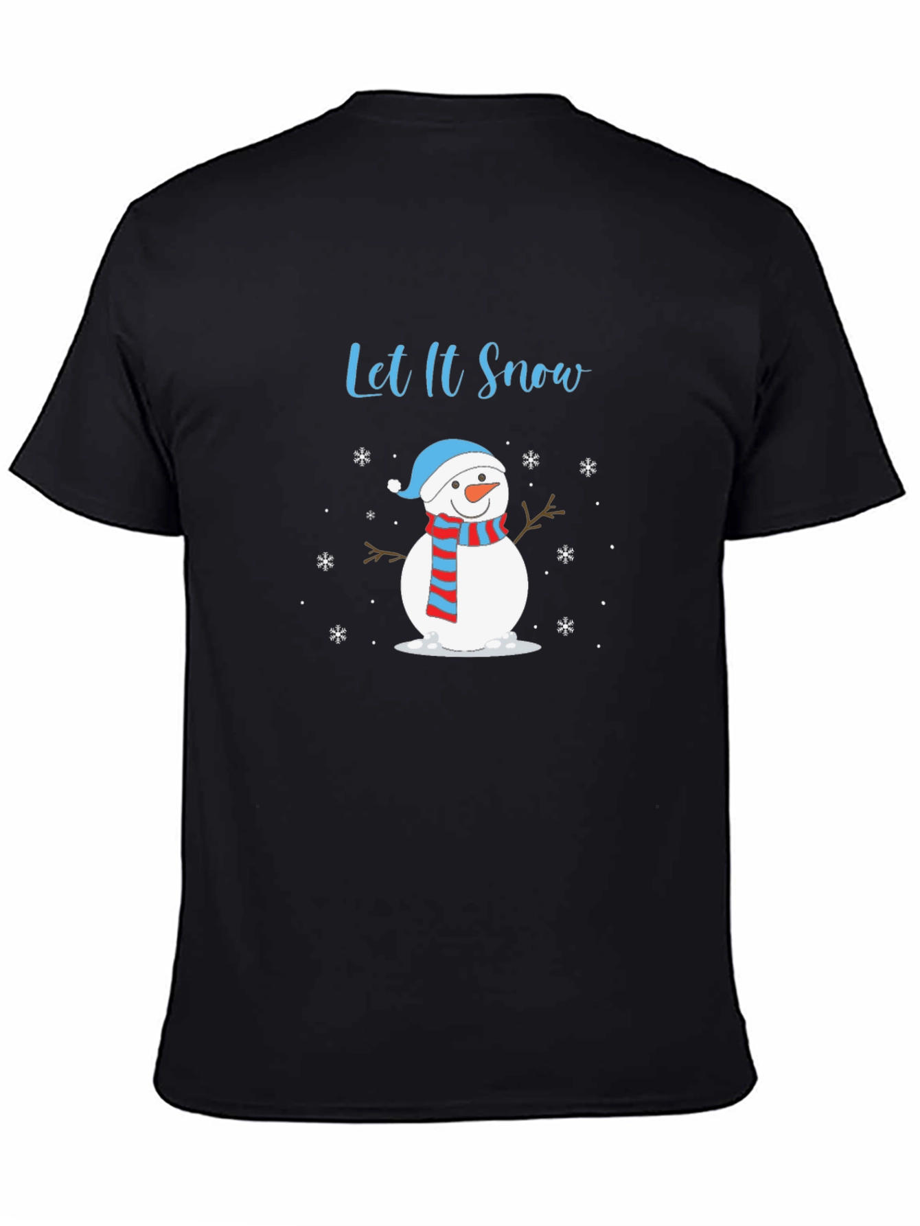 Let It Snow Snowman Graphic Tee - Holiday Style!