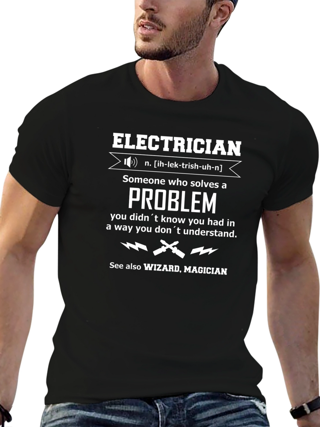 Electrician Definition T-Shirt - Funny Gift
