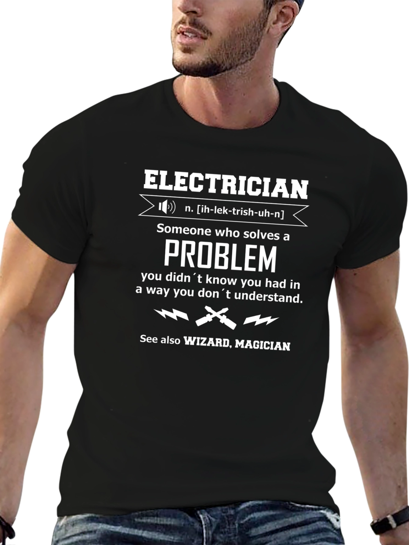 Electrician Definition T-Shirt - Funny Gift