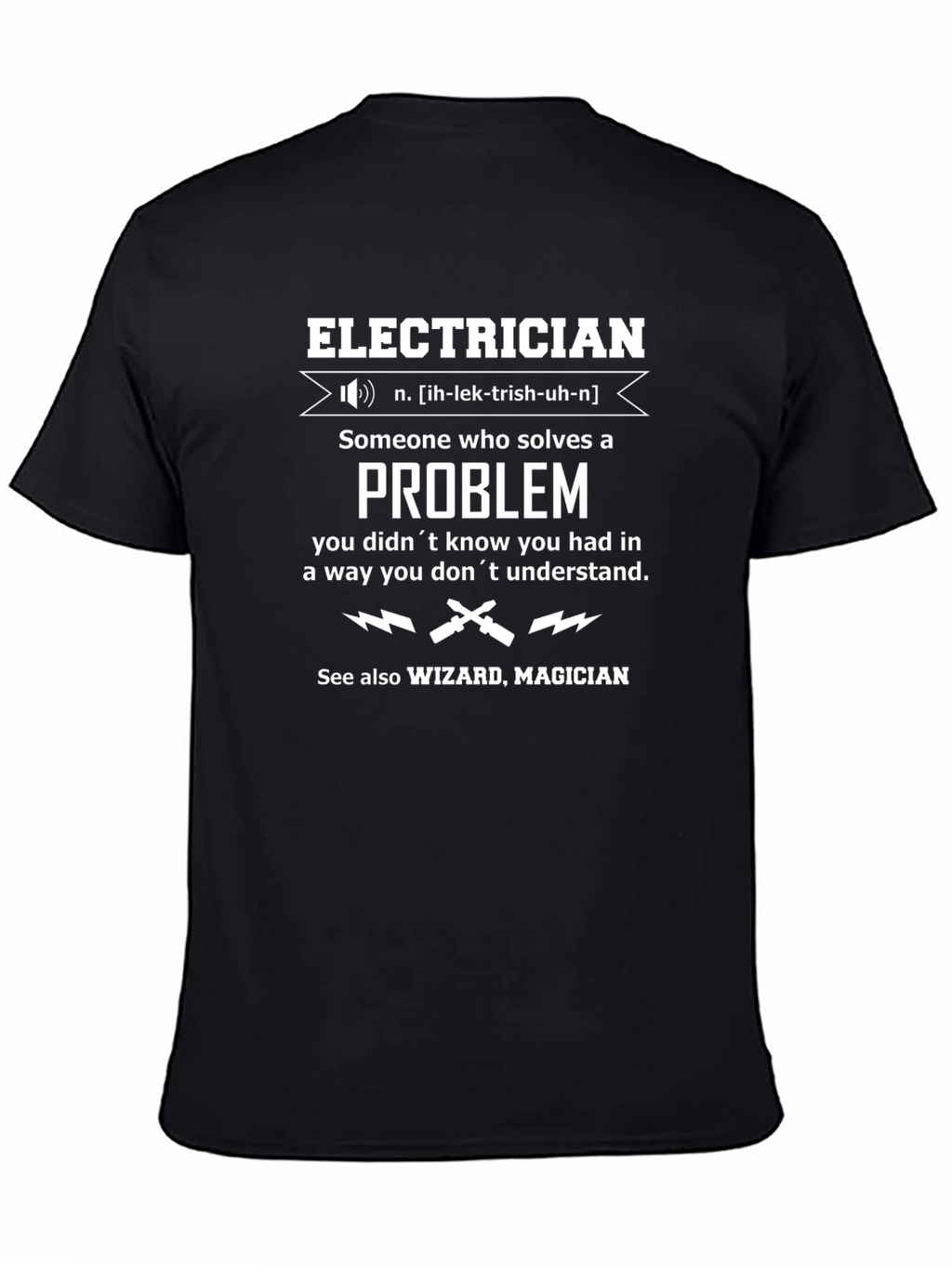 Electrician Definition T-Shirt - Funny Gift