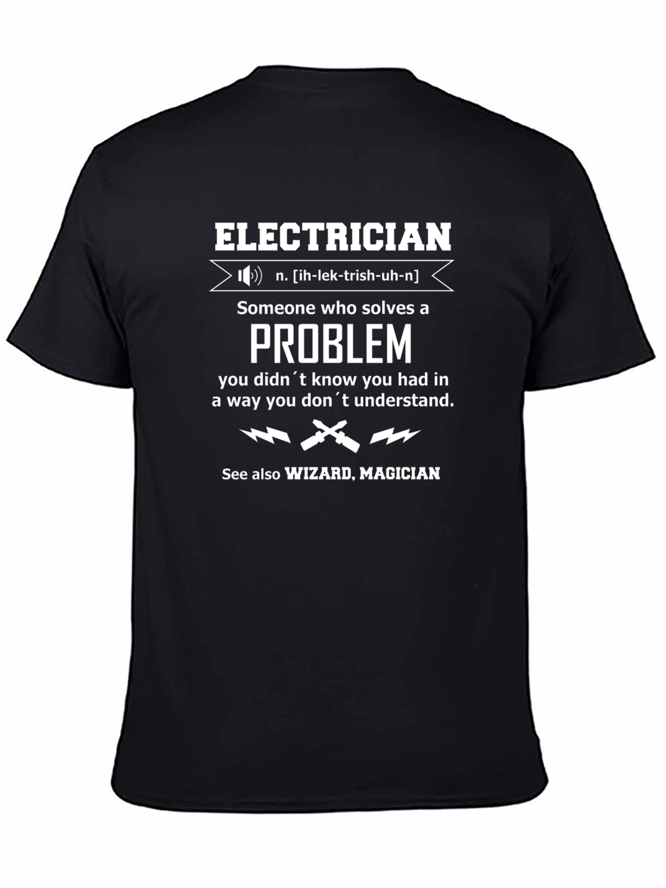 Electrician Definition T-Shirt - Funny Gift