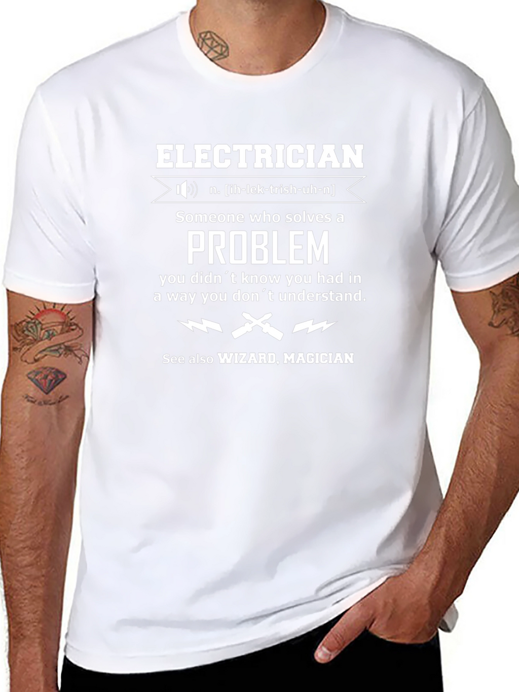 Electrician Definition T-Shirt - Funny Gift