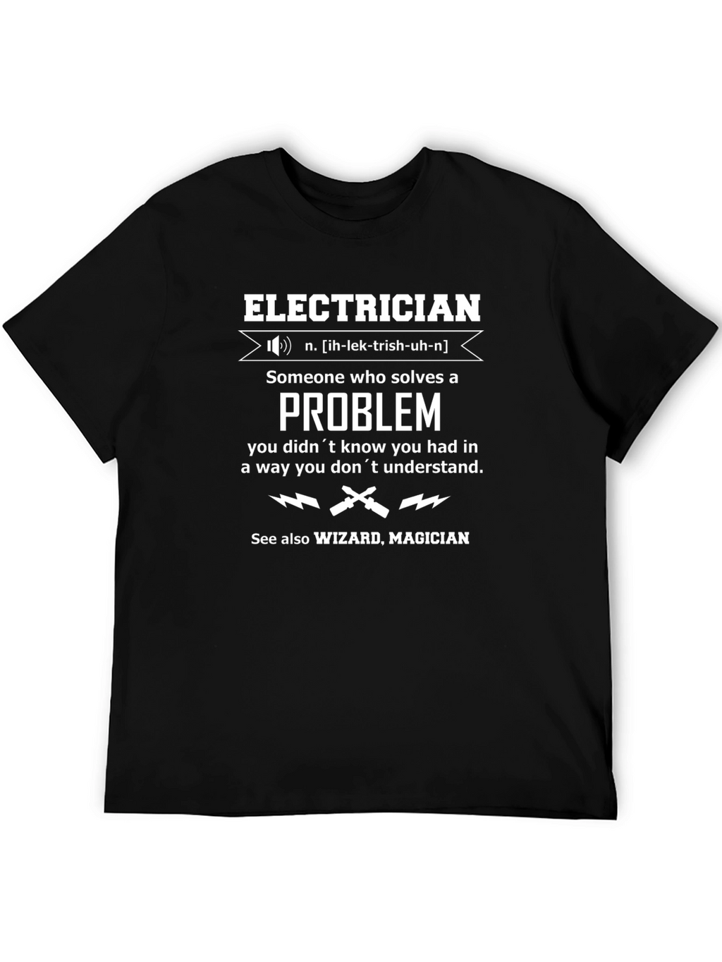 Electrician Definition T-Shirt - Funny Gift